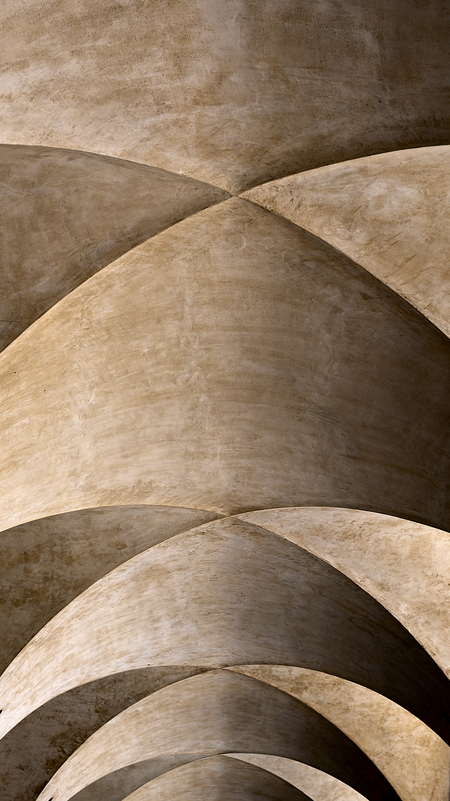 Abstract #180624.2 A color image of a portion of a ceiling in Venice showing repeating geometric pattern.