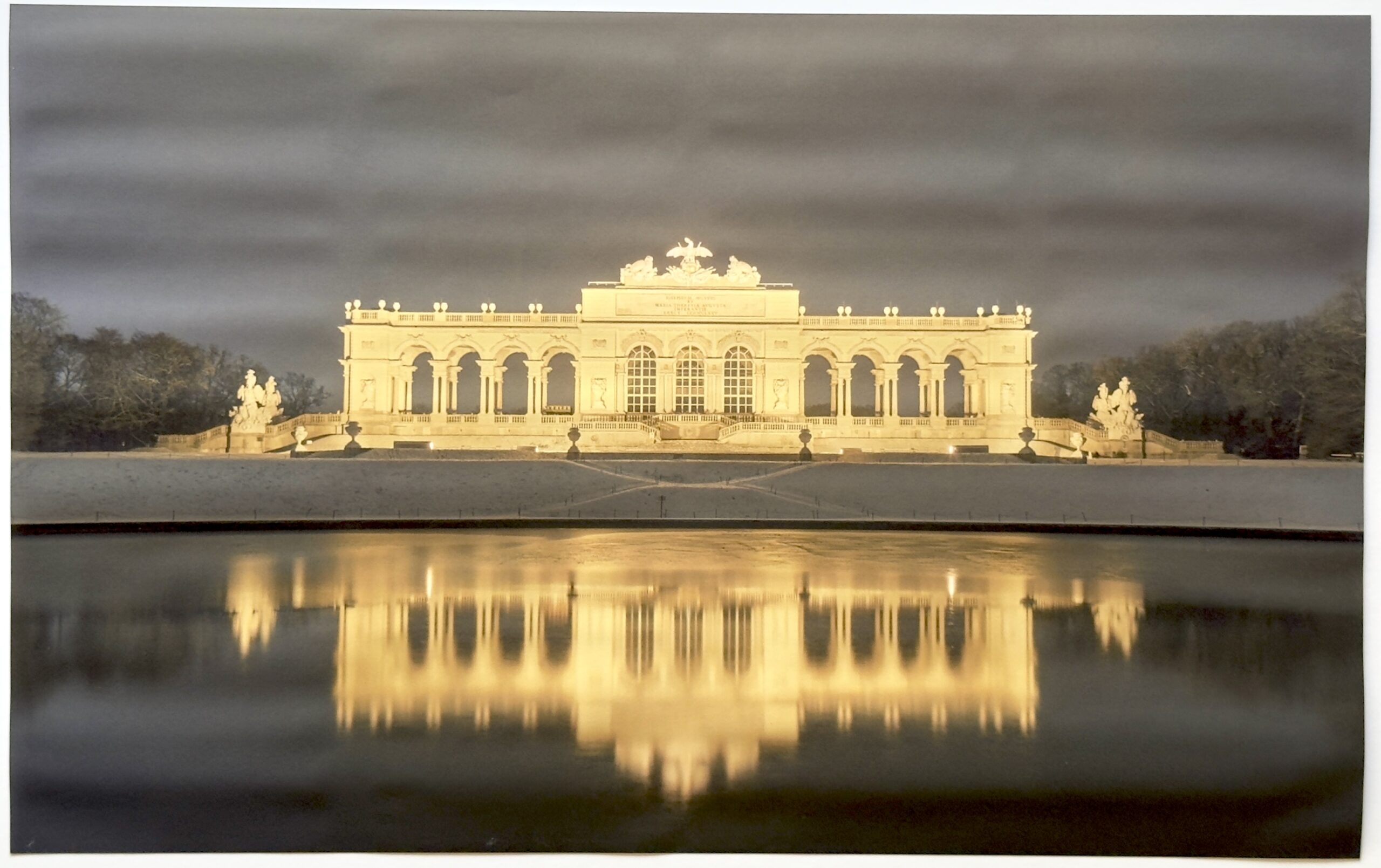 A color picture of the Glorietta in Vienna, which is the central image in my zine.